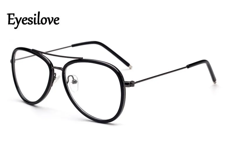 Оправа для очков Eyesilove винтажные металлические оптические оправы с полным