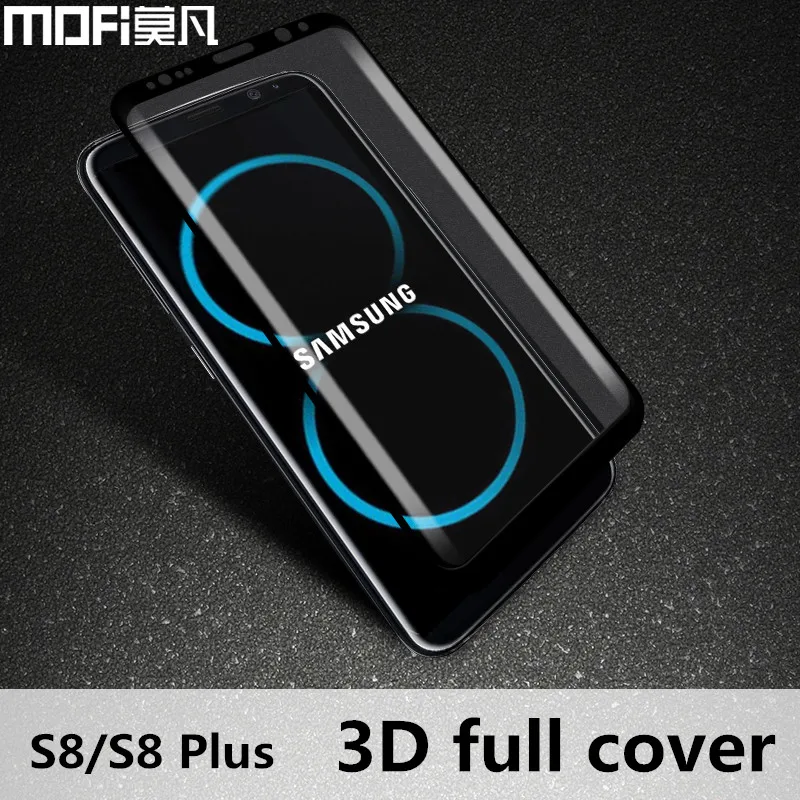 Закаленное 3D стекло для Samsung Galaxy S8 полноразмерная Защита экрана plus закаленное galaxy