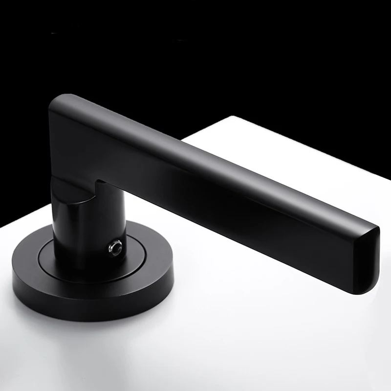 Дверные замки из цинкового сплава минималистичные Цилиндрические с одной ручкой