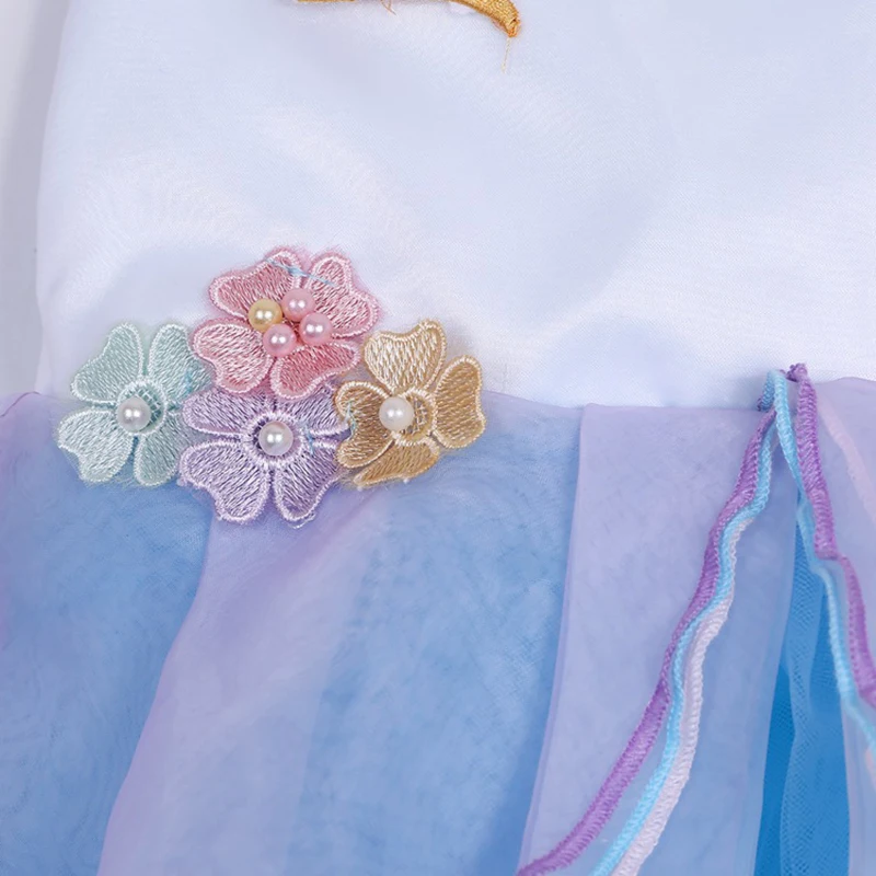 Colorful Children 2018 New Summer Unicorn Princess Dress Baby Girls Wedding Birthday Party Tutu Clothes | Детская одежда и обувь