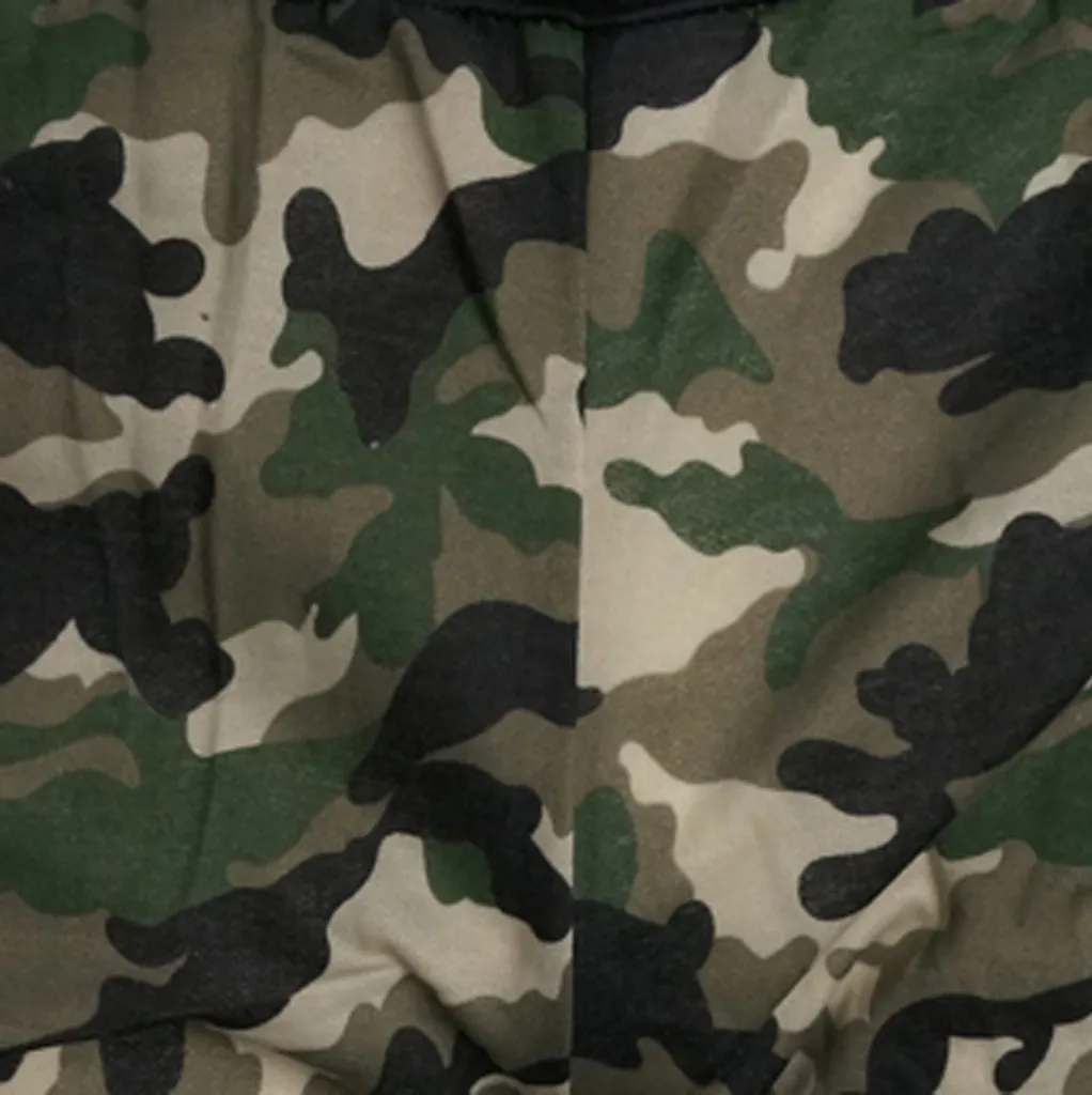 Мужские брюки со средней посадкой Свободные повседневные камуфляжные прямые с