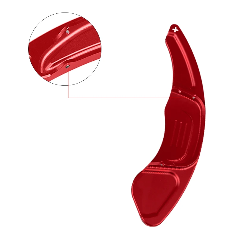 2 шт. алюминиевый сплав рычаг переключения руля украшение автомобиля для Golf 7 Sagitar