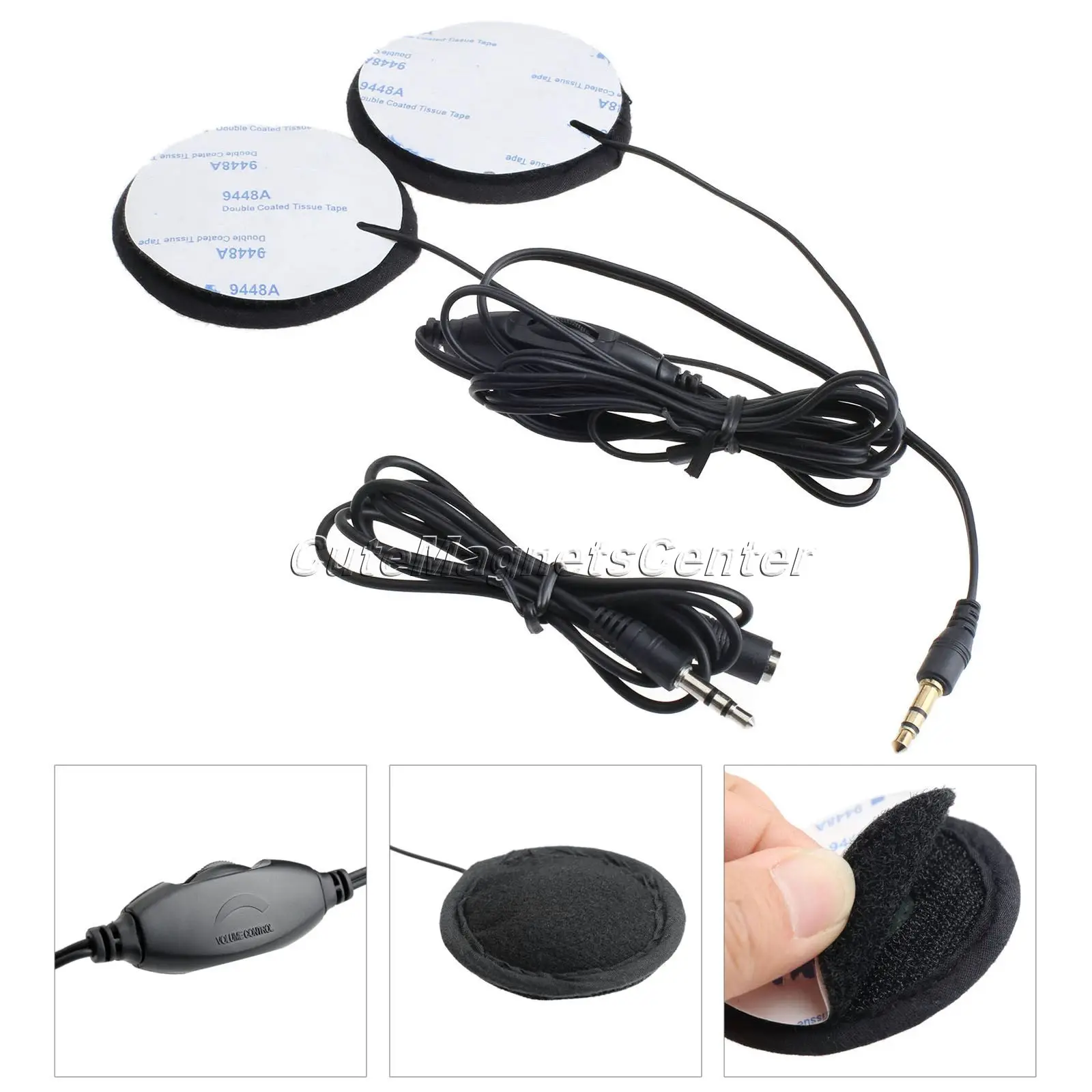 Гарнитура для мотоциклетного шлема динамик интерфон MP3/GPS разъем 3 5 мм наушники