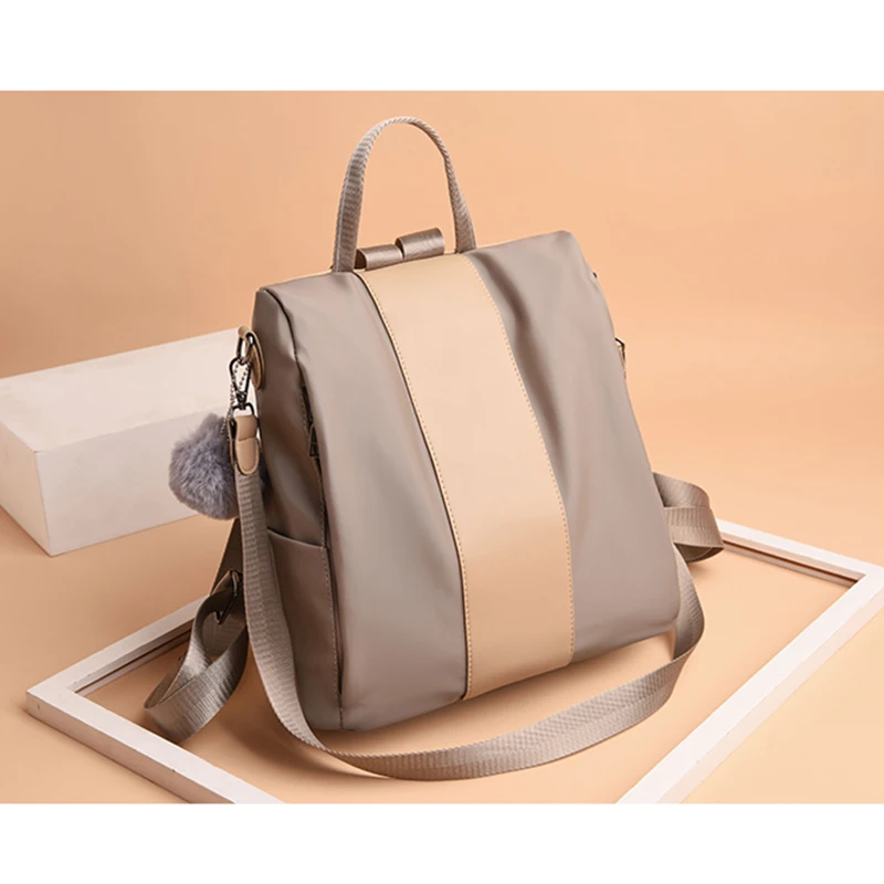 Женский дорожный рюкзак из ткани Оксфорд Большая вместительная Противоугонная