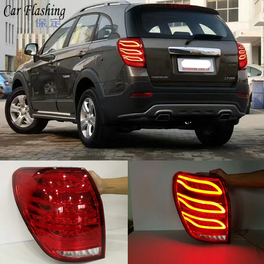 Для Chevrolet Captiva 2008 2019 задних сигнальных огней светодиодный DRL Противотуманные фары