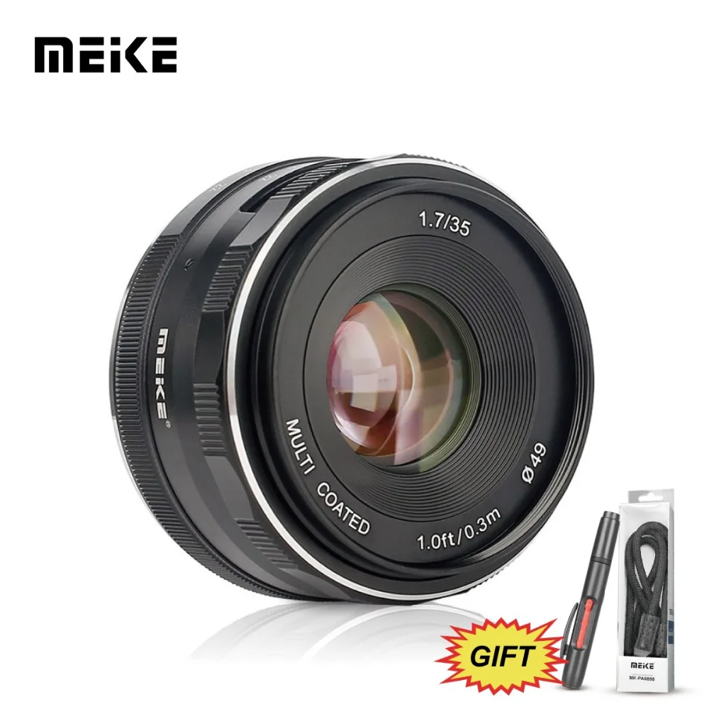 Meike MK-4/3-35-1.7 35 мм f1.7 Большая диафрагма ручной фокусировки объектива M4/3 для MTF системы Olympus Panasonic