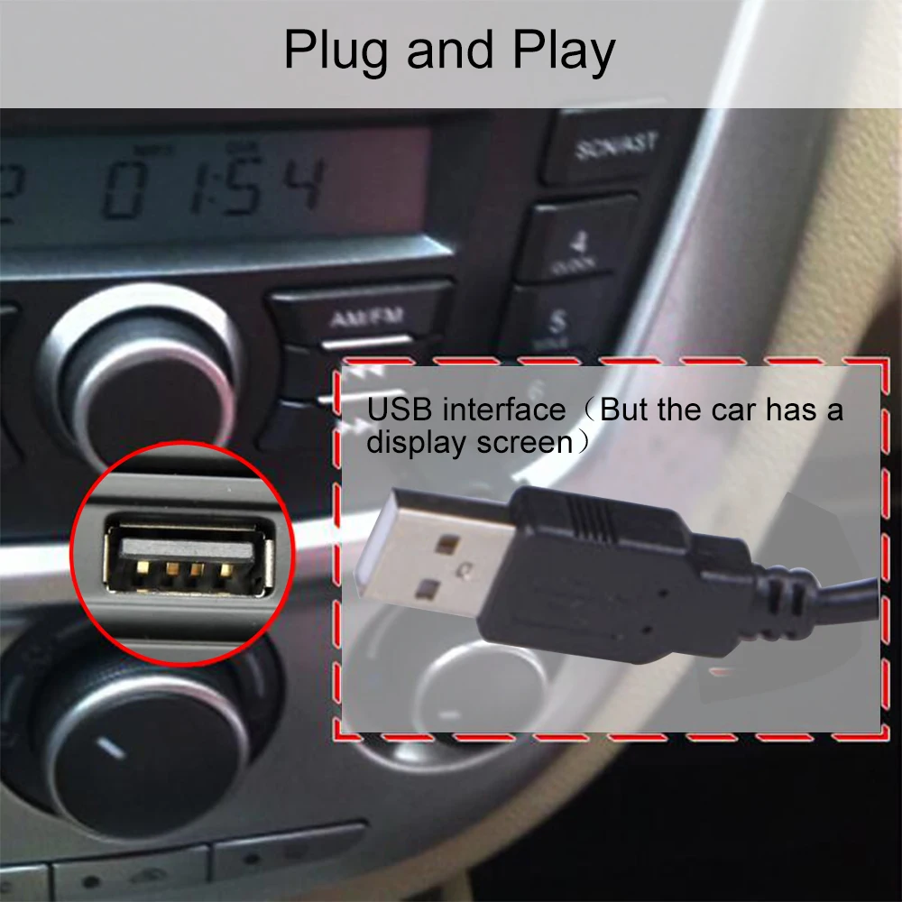USB2.0 Передняя Автомобильная камера USB DVR цифровой видеорегистратор 1080P HD Автомобильные видеорегистраторы видеокамера Видео парковочный регистратор авто аксессуары