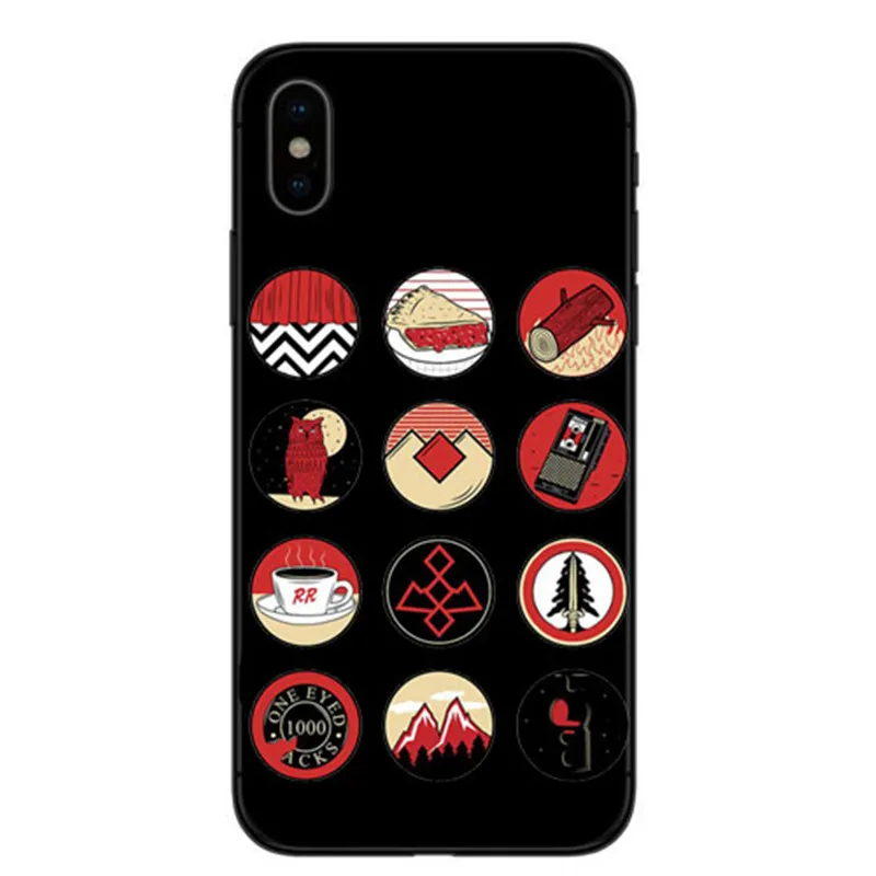 Силиконовый чехол для телефона для Iphone 6X8 7 5 Plus 10 XR XS Max Funda Coque Твин Пикс пожарная ходьба со мной Дейл Купер - Цвет: TPU