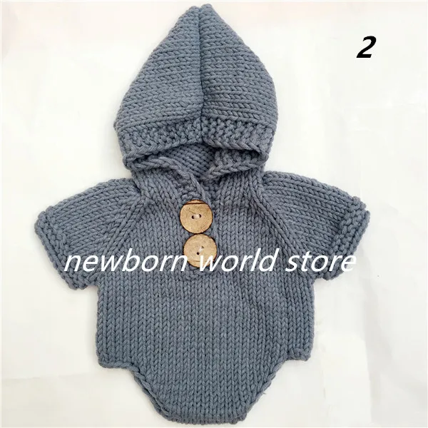 Одежда для фотосъемки новорожденных шерстяная одежда ручной работы |