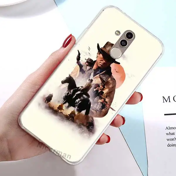 14 ТПУ силиконовый чехол для huawei P30 P20 Pro P10 P9 Lite mate 10 20 Lite 20 10 Pro Чехол красный Dead Redemption 2 мягкий прозрачный чехол - Цвет: 14