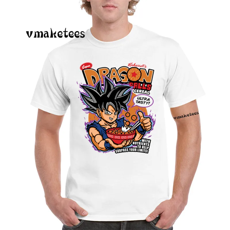 Dragon Ball Z GT Супер Saiyan Сон Гоку Вегета аниме футболка с коротким рукавом o-образным