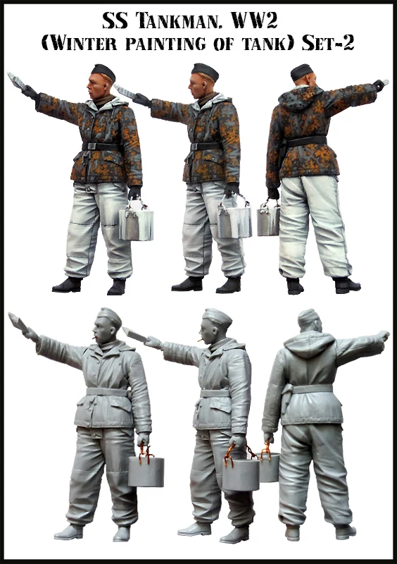 [Tuskmodel] 1 35 набор модели фигурки SS tankman E091|Наборы для сборки моделей| |