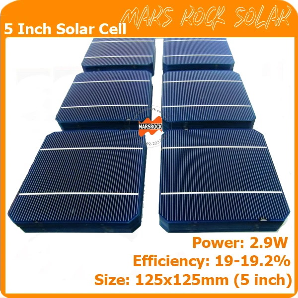 600 шт./лот оптовая продажа монокристаллических солнечных батарей класса А 125x125 мм