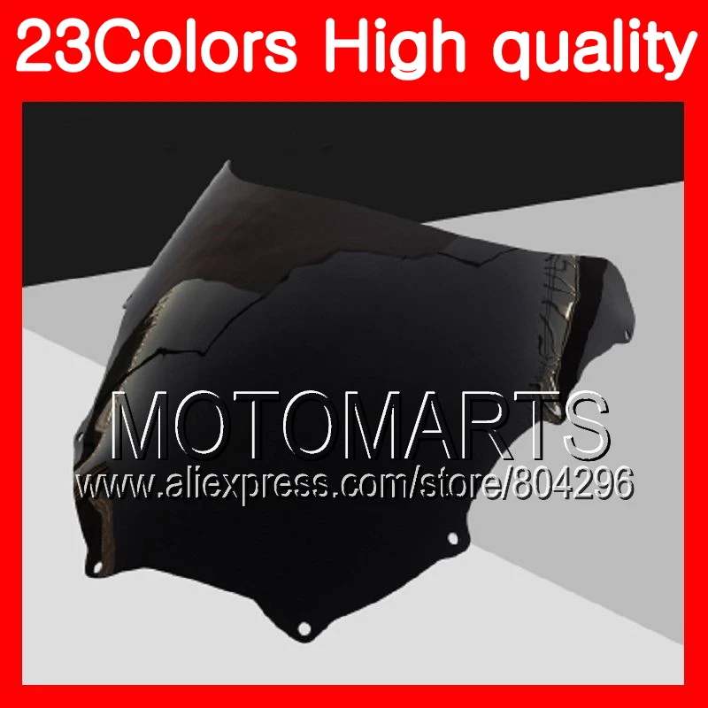 

23Colors Windscreen For KAWASAKI NINJA ZXR400 91 92 93 94 95 96 ZXR-400 ZXR 400 1991 95 1996 Chrome Black Clear Smoke Windshield