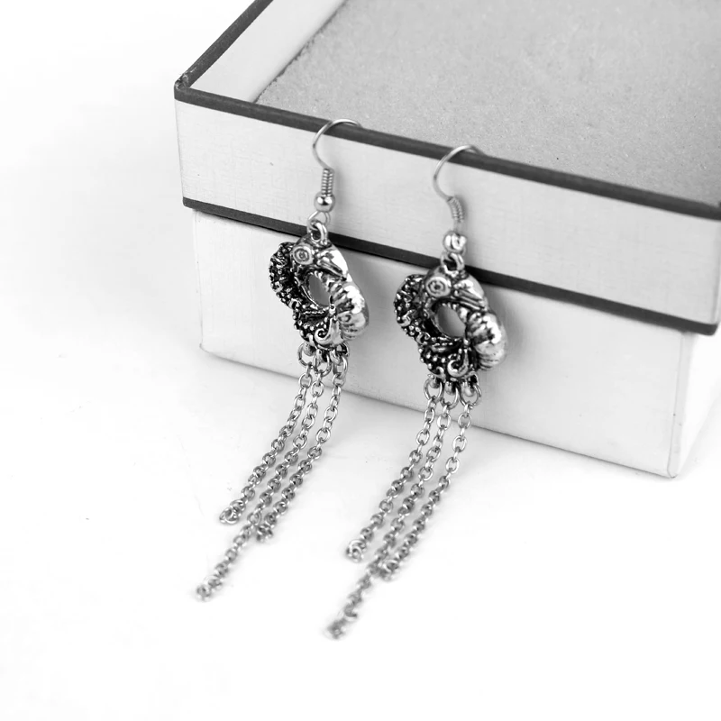 Freeshipping 12 pairs много 007 Алжирских Loveknot Серьги Веспер Линд Бонд Казино Рояль девушка