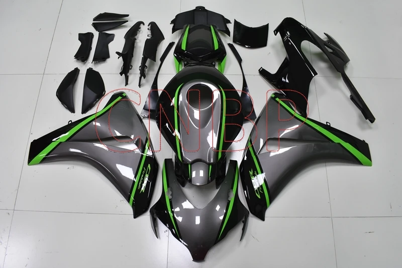 Набор для всего тела CBR1000RR 2008-2011 черный серый Обтекатели CBR1000 RR 2010 ABS обтекатель CBR 1000 RR 10 11 без краски