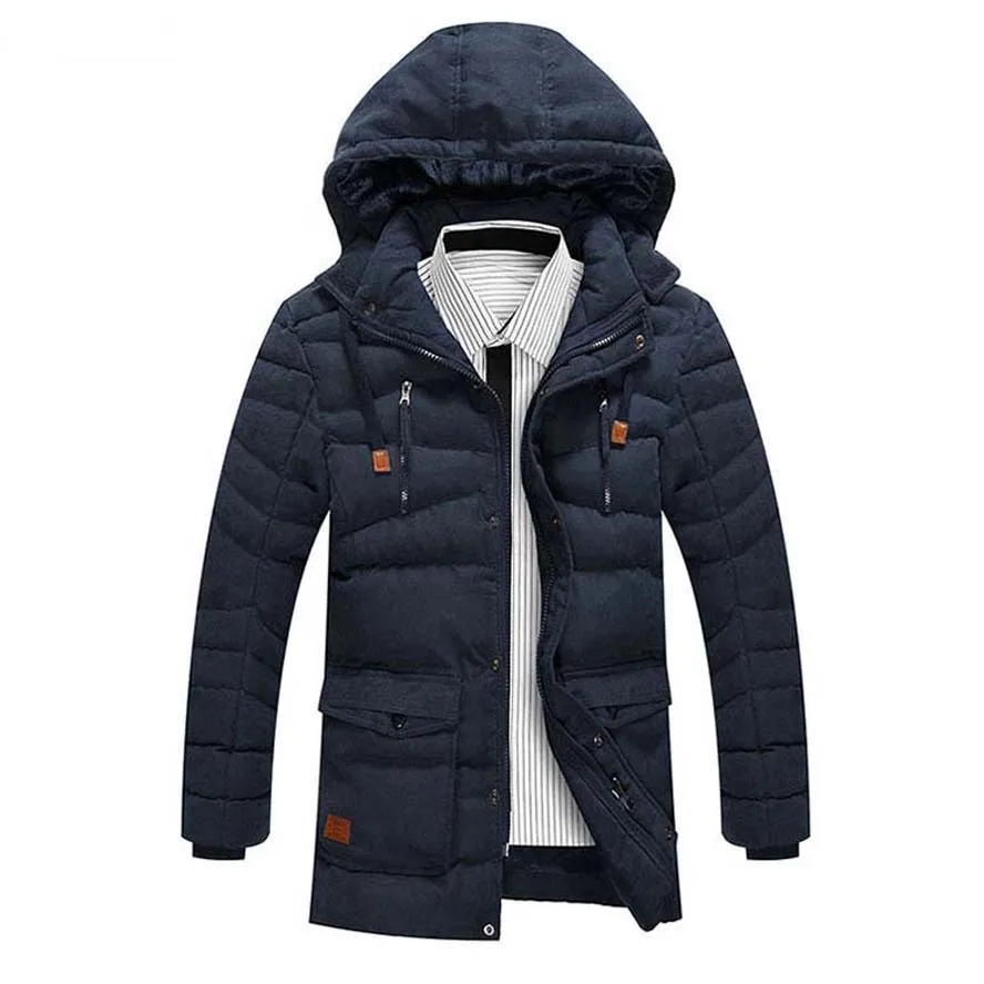 Мужская зимняя куртка на флисе черная из хлопка с флисовой подкладкой 2017|winter jacket
