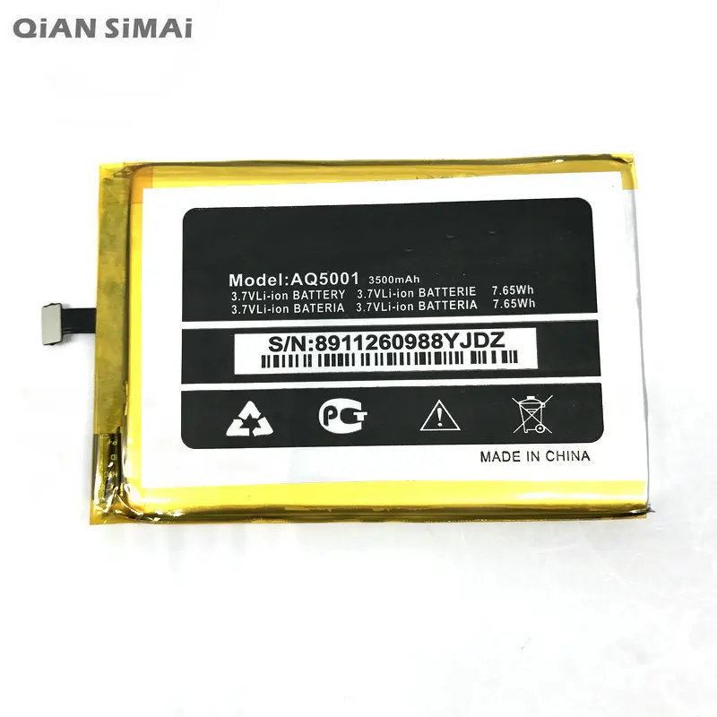 QiAN SiMAi высокое качество AQ5001 3500mAh литий ионный аккумулятор для Micromax мобильный