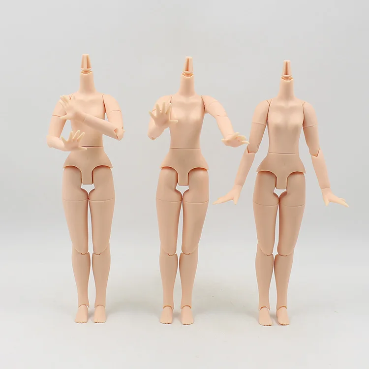 

2018 new one doll body azone Doll body for 1/6 blyth doll body nude girls gift doll hands