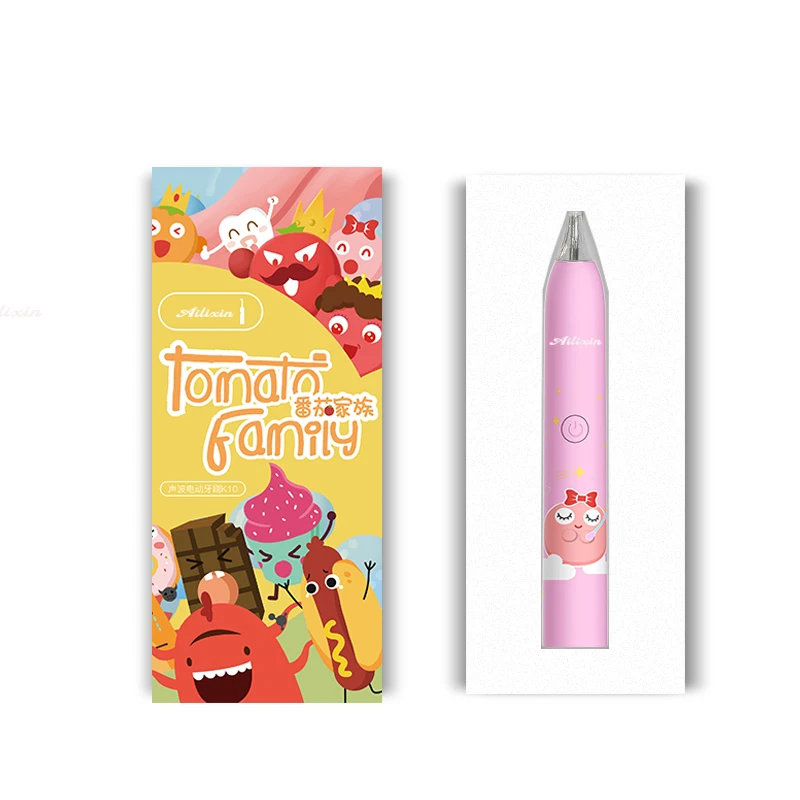 Горячая продажа Детская электрическая зубная щетка USB водонепроницаемая и