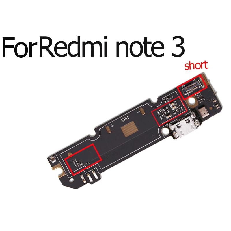10 шт./лот новинка для Xiaomi Redmi Note 3/Redmi 3 Pro Prime модуль микрофона + плата USB зарядки