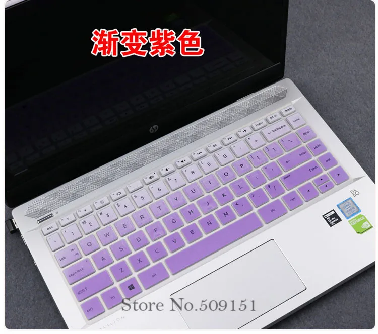 GradualPurple Чехол для клавиатуры ноутбука протектор для hp Pavilion x360 2-в-1 14M-BA 14M-BA011DX 14M-BA014DX 14M-BA015DX, 14M-BF 14-BF050WM 14M-BW - Цвет: GradualPurple