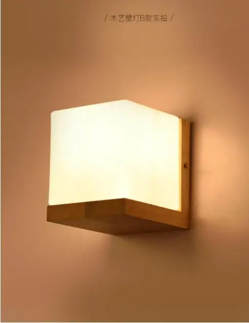 Современные Настенные светильники из матового стекла со светодиодной