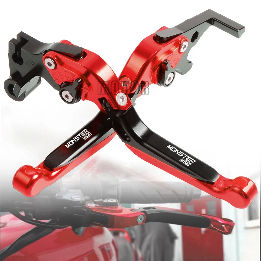 

Алюминиевые мотоциклетные регулируемые складные выдвижные рычаги тормозной муфты CNC для Ducati MONSTER M620 2002 м 620 складные мотоциклетные