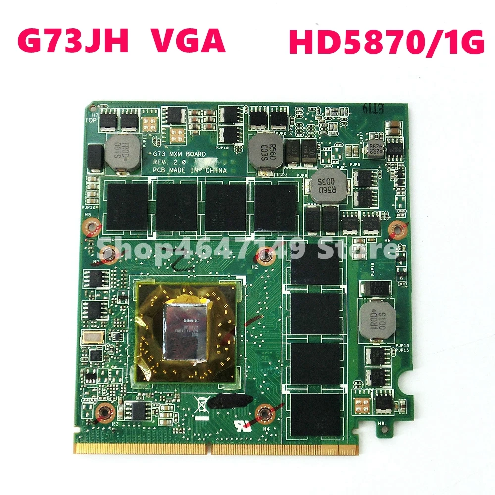 

G73 _ MXM HD5870 1 ГБ 216-0769008 видеокарта для ASUS G73 G73J G73JH Laptopo VGA Видеокарта материнская плата 100% протестирована