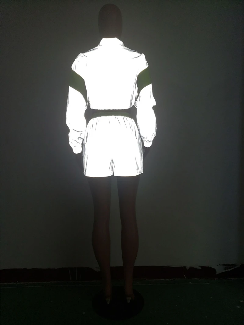 Спортивный костюм Adogirl женский блестящий повседневный комплект из двух