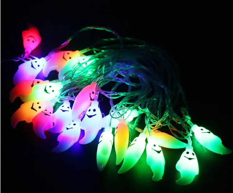 Праздничный светильник на Хэллоуин светодиодный светильник-призрак полоса 4 м 20 S