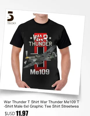 War Thunder футболка XXX 100 полиэстер графическая футболка забавная с коротким рукавом модная мужская футболка с принтом