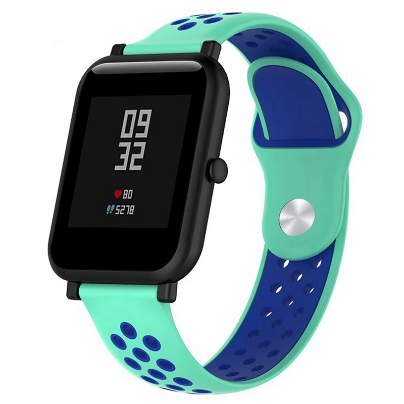YUEDAER 20 мм браслет ремешок для Xiaomi Amazfit Bip Смарт часы Сменные аксессуары силиконовый ремешок для часов для Amazfit ремешок Bip