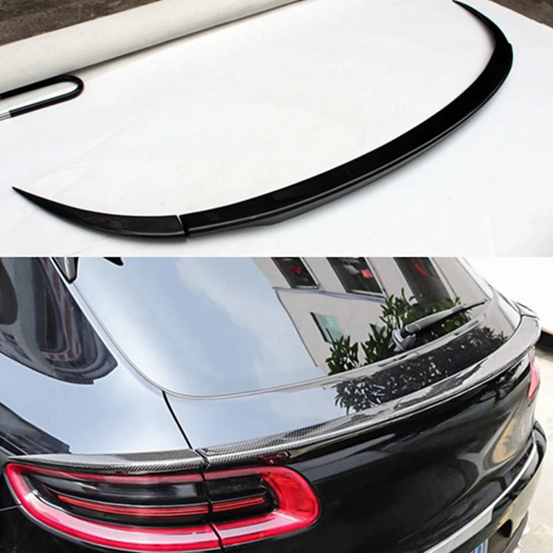 3 шт./компл. задний Средний спойлер из углеродного волокна для Porsche Macan 2014 2016 авто