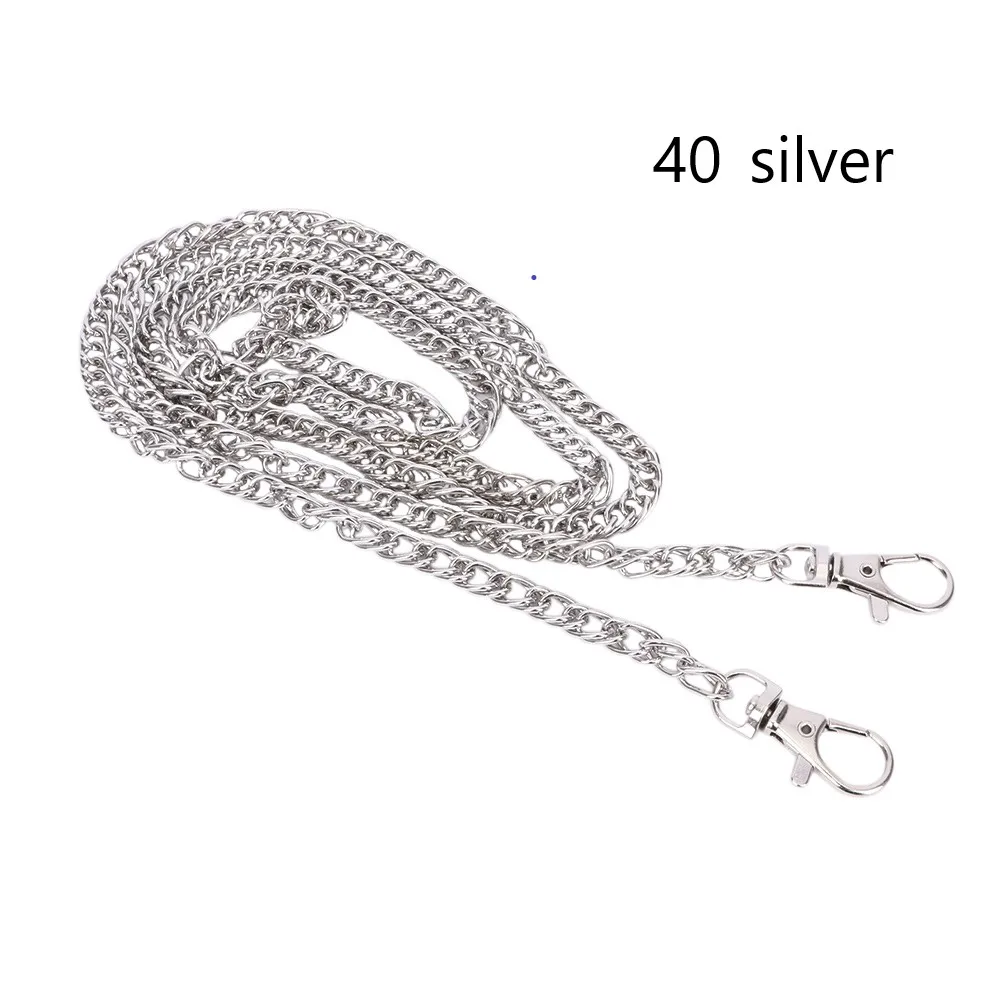 40 silver Новые высококачественные сумочки, сумки через плечо, сумки на цепочке, Сменные ручки - Цвет: 40 silver