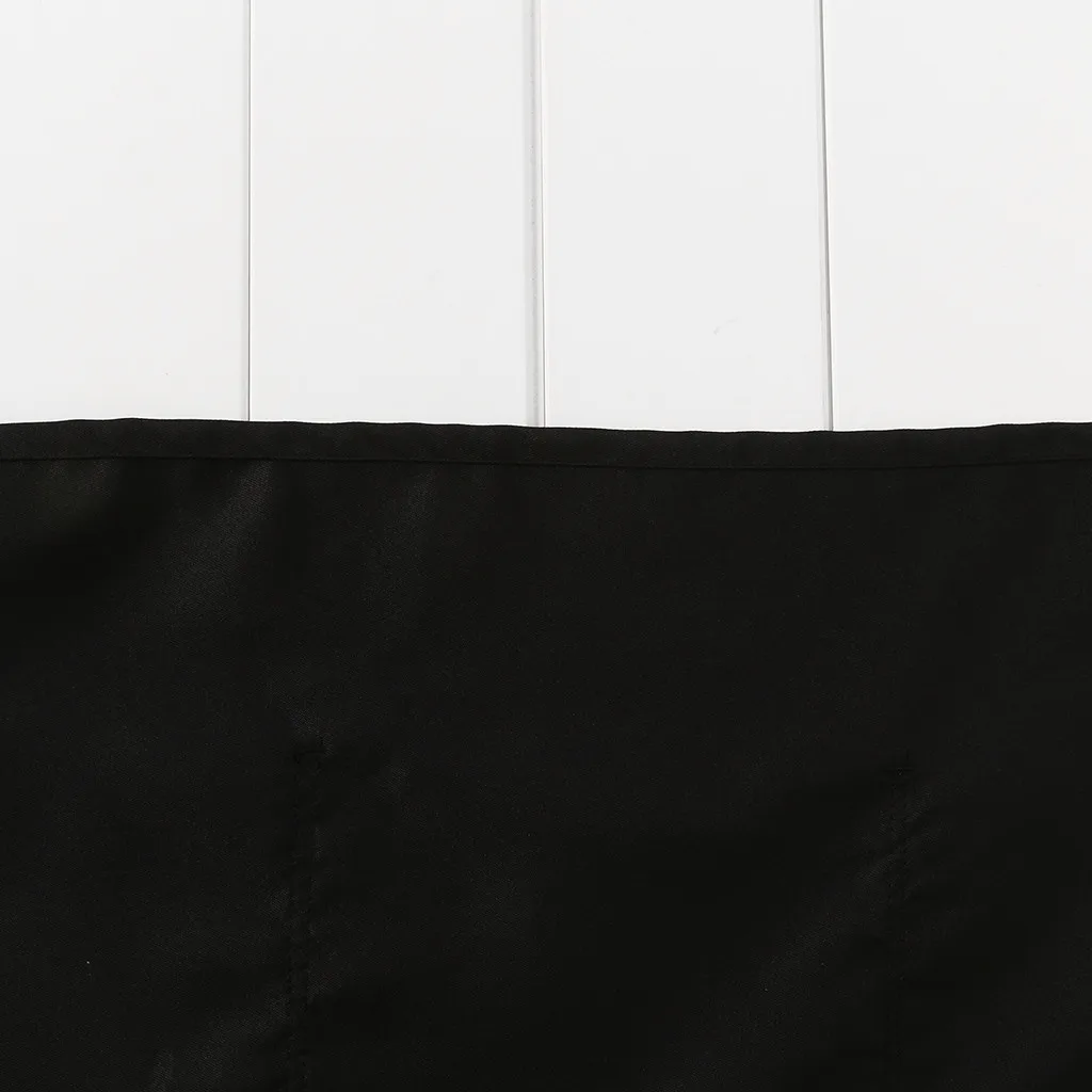 Водонепроницаемый рабочий Черный Фартук с тремя карманами и длиной до локтя