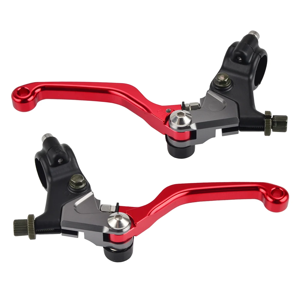 Red Коротышка Тормозной рычаг сцепления для Yamaha DT 125 250 360 400 100 175 1 S 80 IT250 IT400 IT425 IT465 IT490 MX125 MX250 MX100 MX175 RT - Цвет: Red