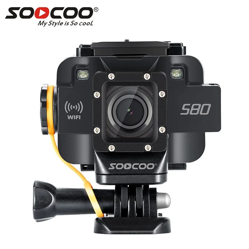 SOOCOO S80 Экшн камера 20 м водонепроницаемая Спортивная мини видео wifi Спорт DV Starlight