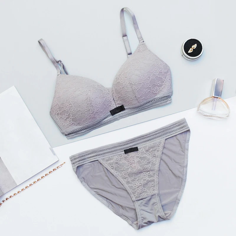 Женский топ сексуальные бесшовные бюстгальтеры и кружевные трусики трусы белое