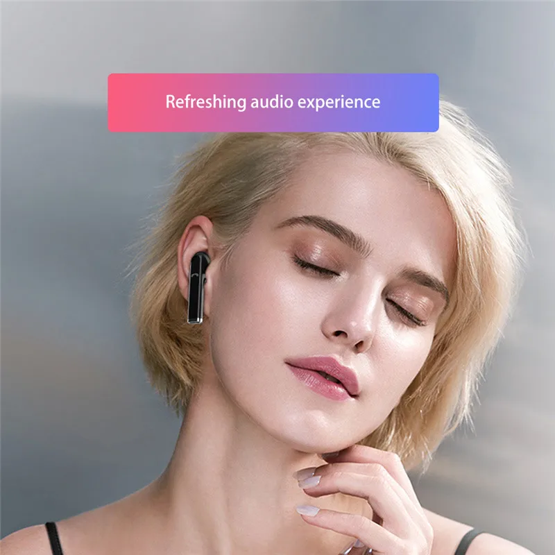 TEAMYO Bluetooth наушники 4 2 TWS Mini IPX4 водонепроницаемые портативные беспроводные AAC & SBC
