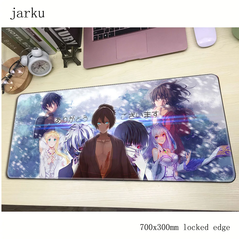 Игровой коврик для мыши rezero 700x300X3MM большой красочный Коврик ноутбука аксессуары