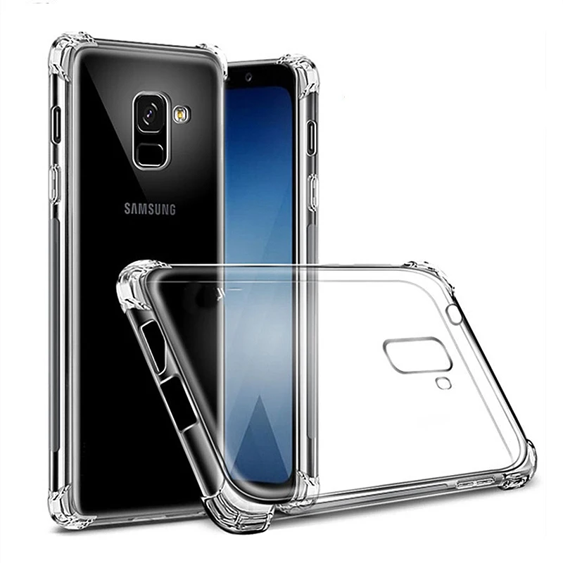 Прозрачный для samsung A6 2018 чехол Сельма Мягкие TPU A8 защиты телефона Galaxy a6 плюс |