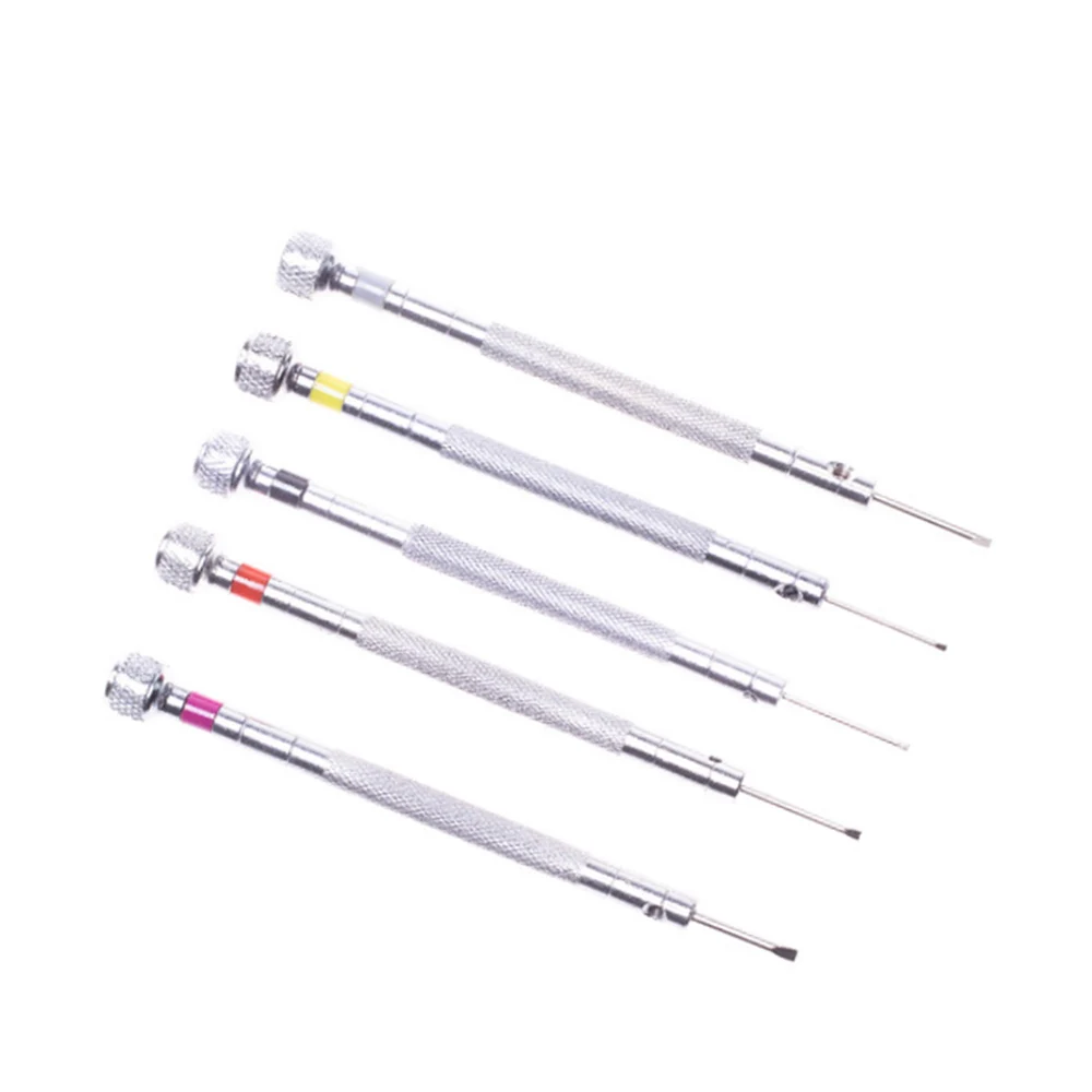 Набор прецизионных мини отверток с шлицевыми насадками Phillips 5 шт. для часов очков