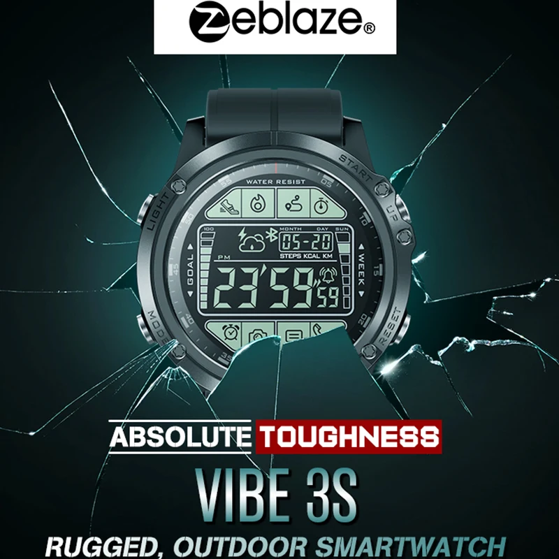 Спортивные Смарт-часы шагомер сжигание калорий новинка Zeblaze VIBE 3S умный браслет в