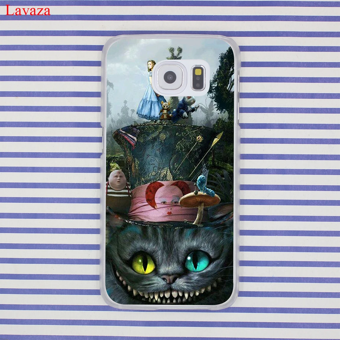 Чехол для телефона Alice in Wonderland с Чеширским котом Samsung Galaxy S20 Ultra S10E S10 Lite S6 S7 Edge S8 S9 Plus