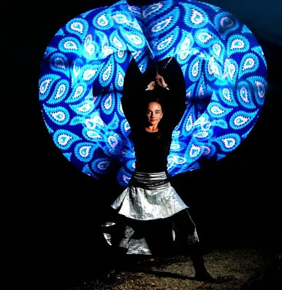 LED poi 47 см 2 шт. 60 Светодиодная палка бар Led полноцветный светодиод pixel poi|poi led|poi poipoi |