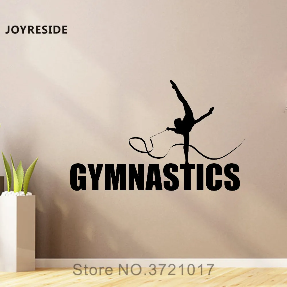 Joysebe настенная Спортивная наклейка для гимнастики фитнес-наклейка домашний