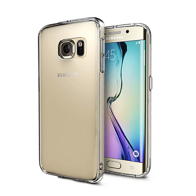Прозрачный Прозрачный чехол для Samsung Galaxy S6 S7 edge, ультра тонкий прозрачный мягкий ТПУ силиконовый чехол, чехол для Samsung S7 S6, чехол, Coque Fundas - Цвет: Прозрачный