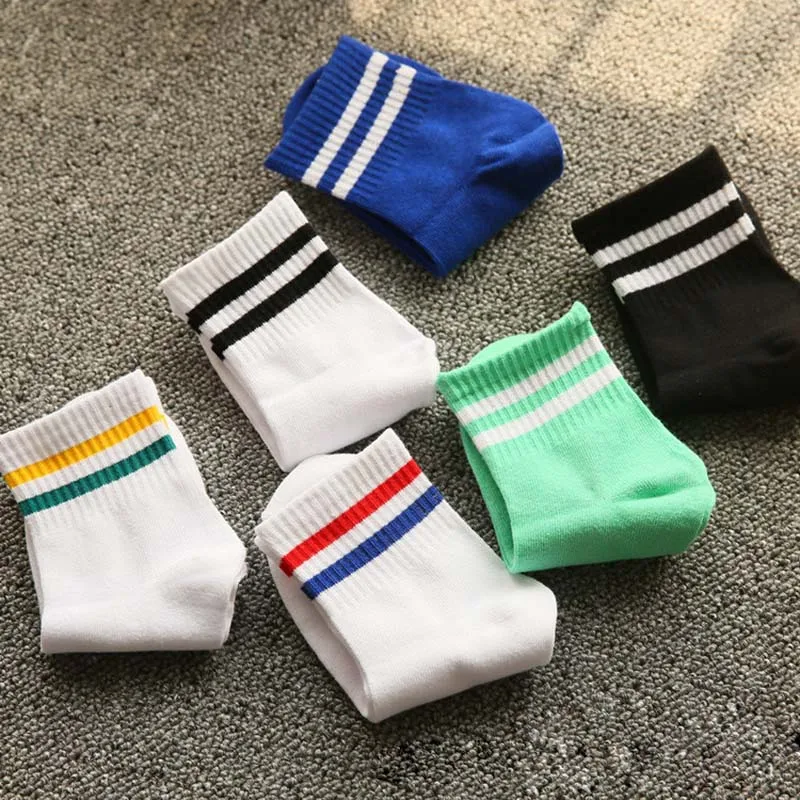 [COSPLACOOL]2017 женские Школьные носки в полоску стиле Харадзюку для влюбленных