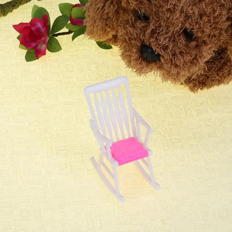1 шт. мини кресло качалка для кукол аксессуары детей девочек ролевые игры игрушки